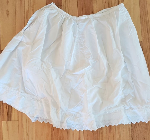 Antique White Cotton Petticoat