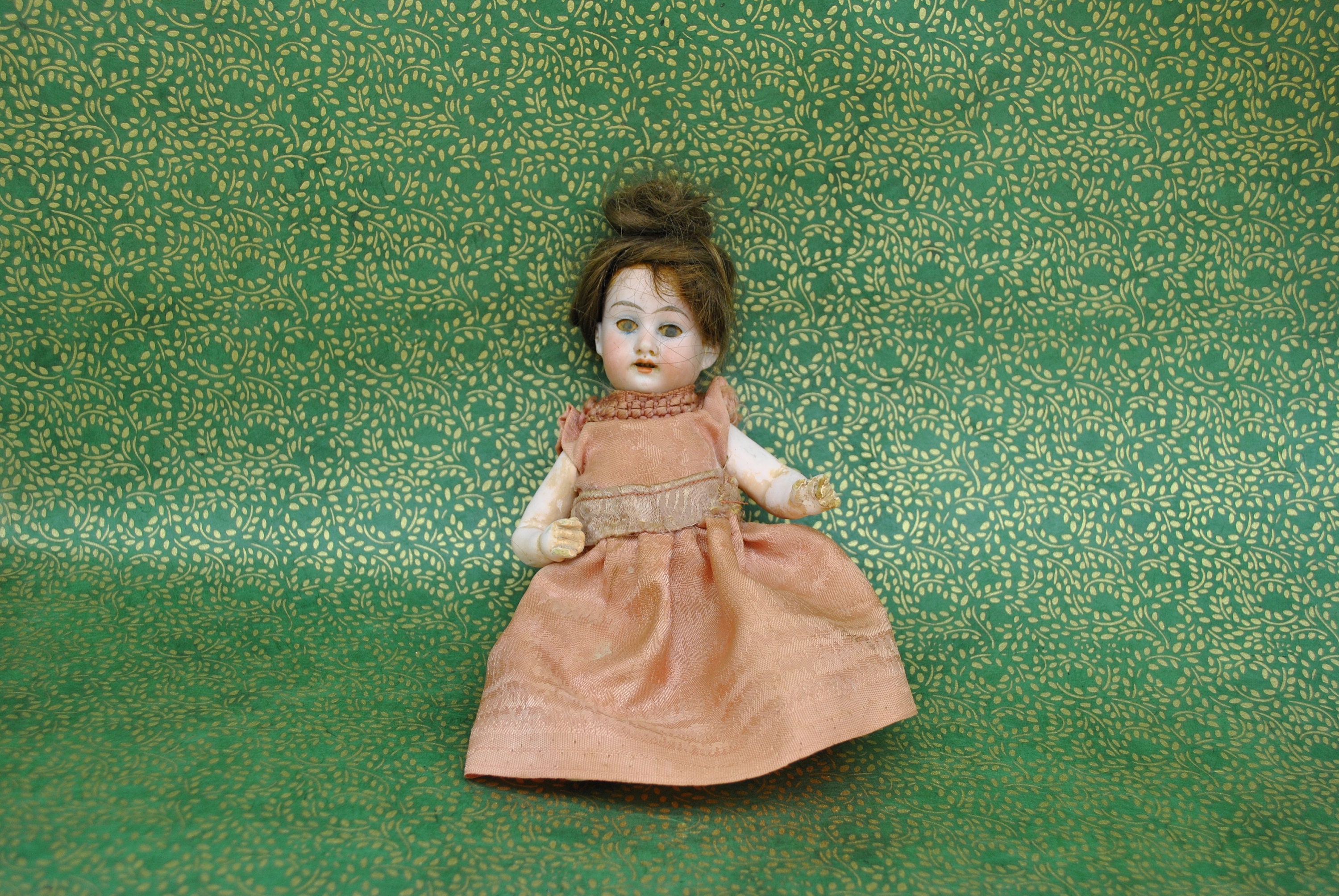 Hildegard Small Antique Porcelain Doll with Original Dress Etsy