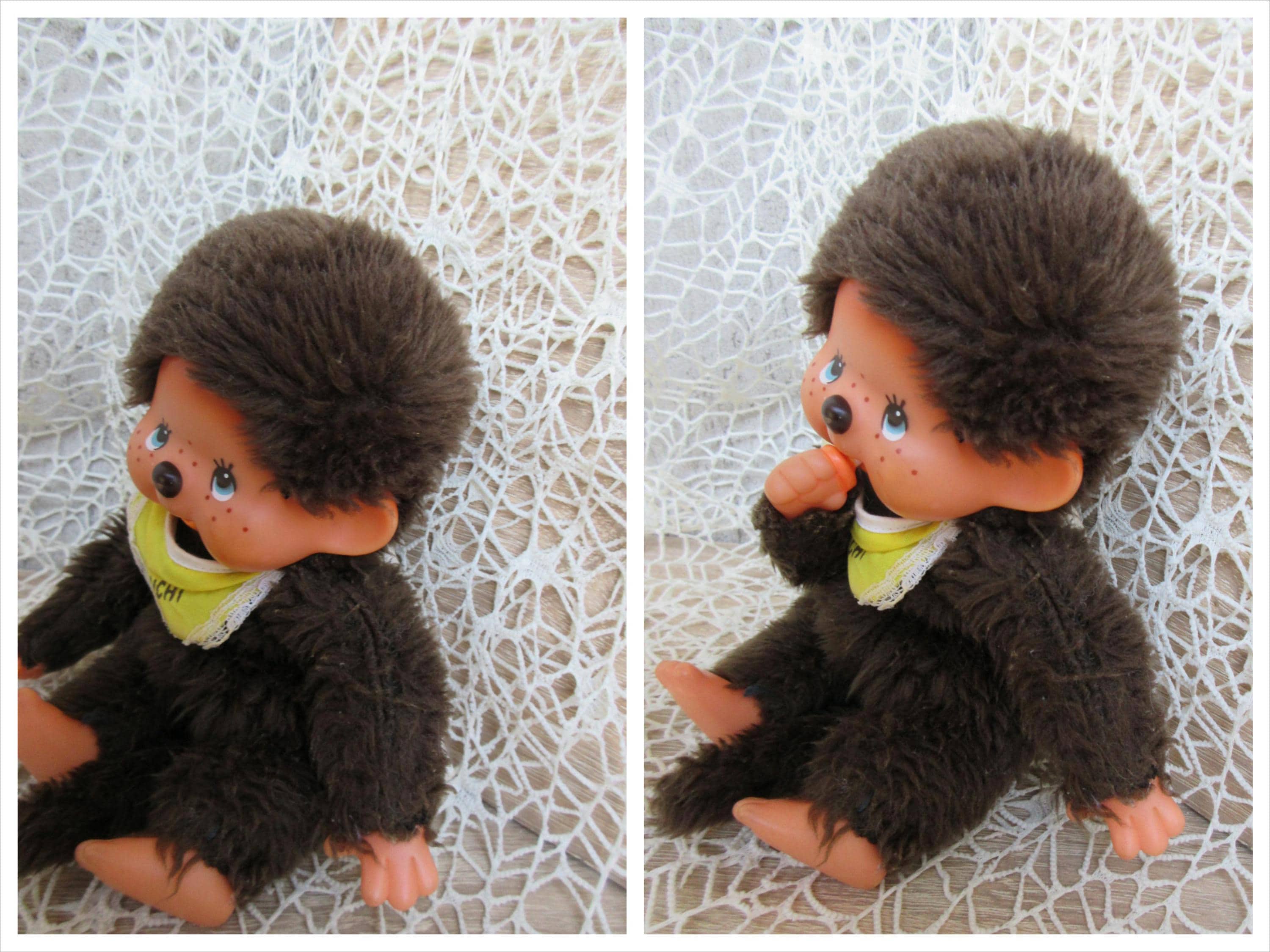 Vintage 80s Monchhichi Boy Doll, SEKIGUCHI Monkey, Blue Eyes - Etsy