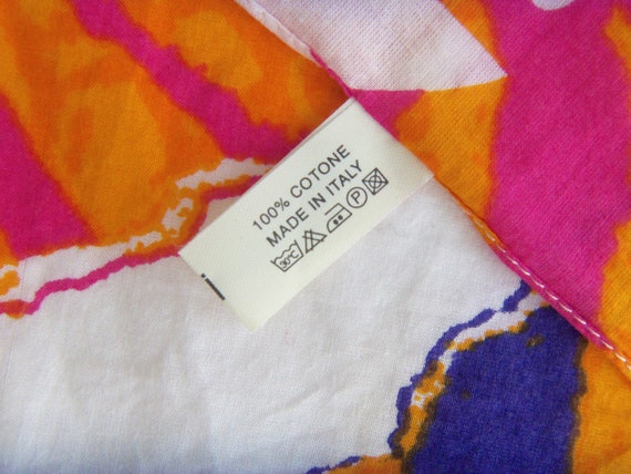 JUST CAVALLI Cotton Neck Scarf Roberto Cavalli Profumo, Animal Print View 6