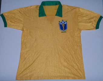 Vintage Brazil Football Jersey: 1986 FIFA World Cup Replica
