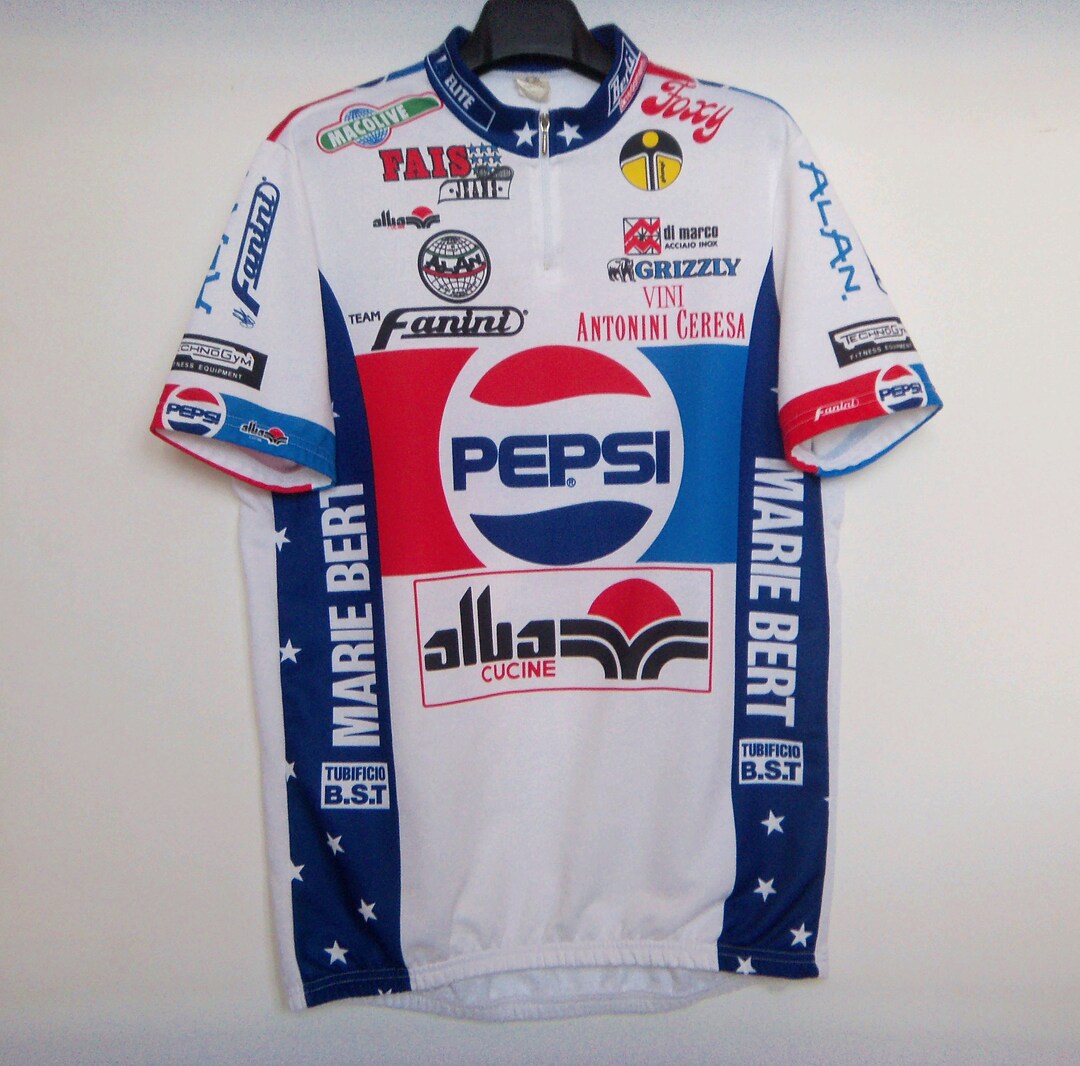 1988 Pepsi Cola-alba Cucine-fanini Cycling Team Jersey - Etsy