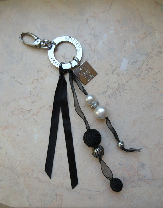 Vintage Sothys Paris Keychain or Bag Charm, French