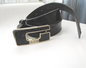Guess Peony G Logo Signature Belt Brown to Black 1 1/2” W  display picture 1