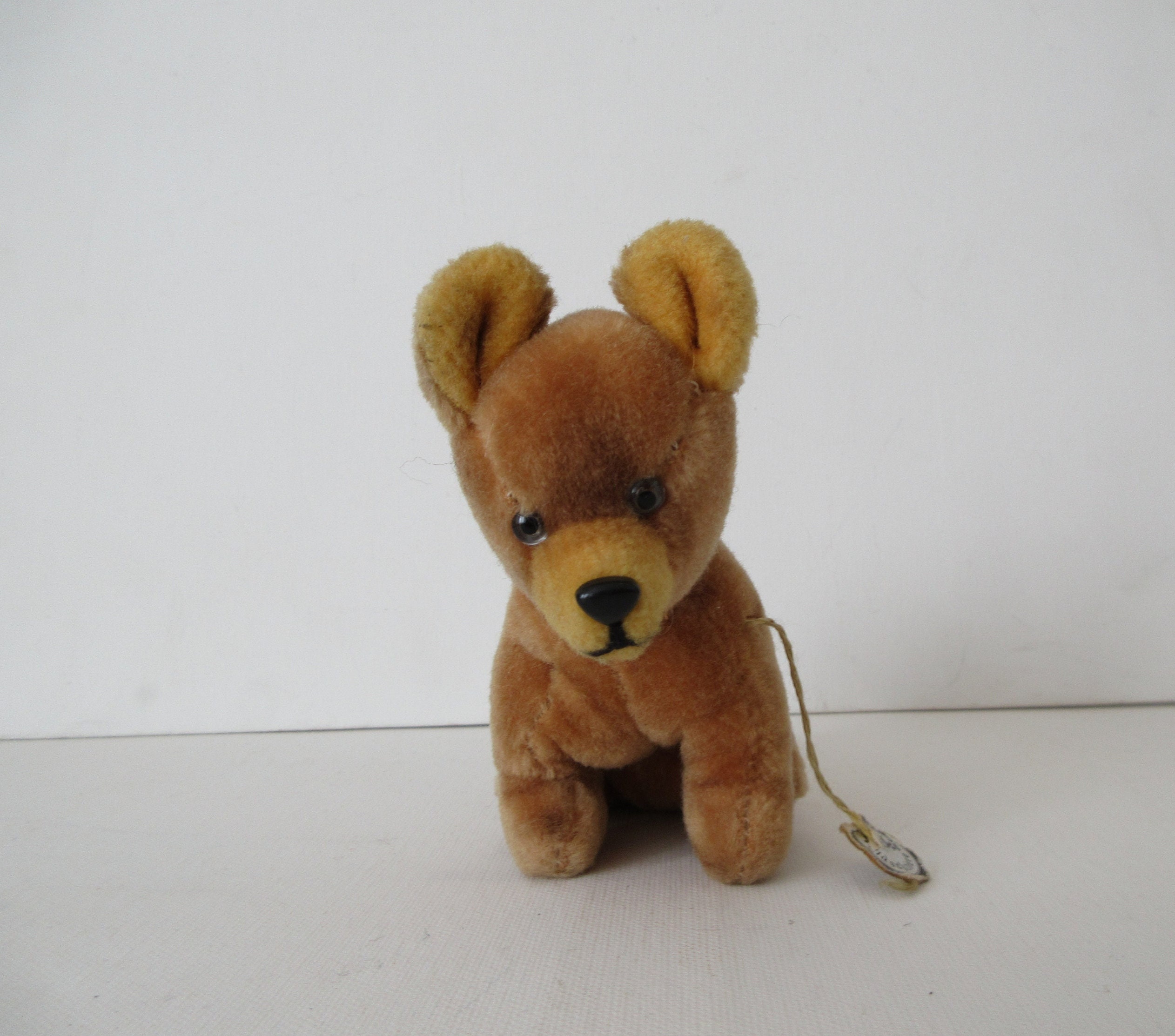 Lovely Vintage BAKI Pluschtiere Bear, West German Collectible Toy