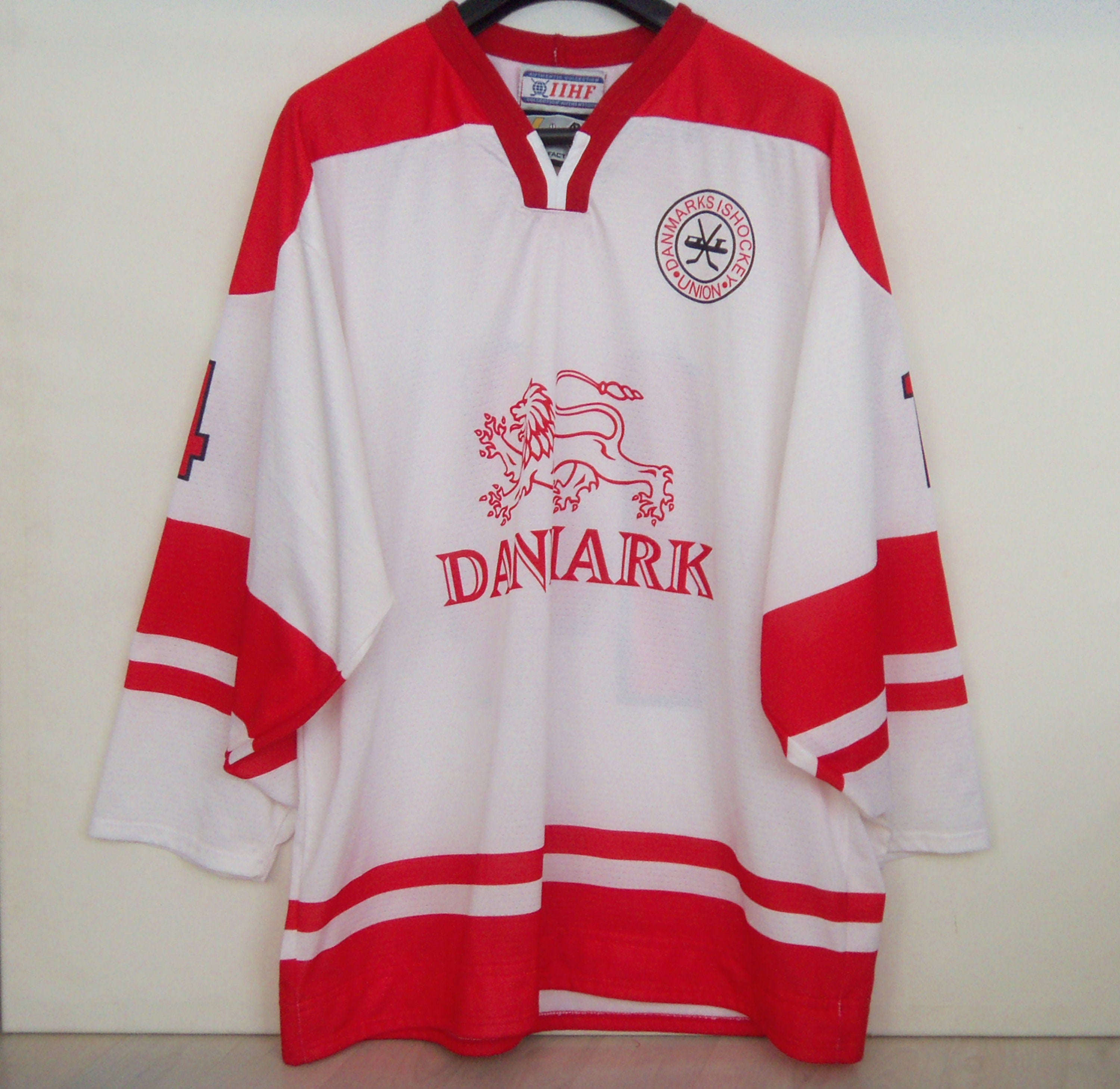 Team Denmark Hockey Jersey Dark