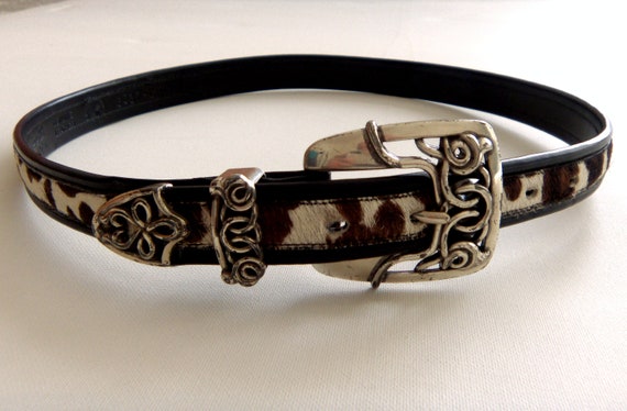 Vintage LADY NADIM Skinny Belt Leather & ,size Large /L/ - Etsy display picture 2