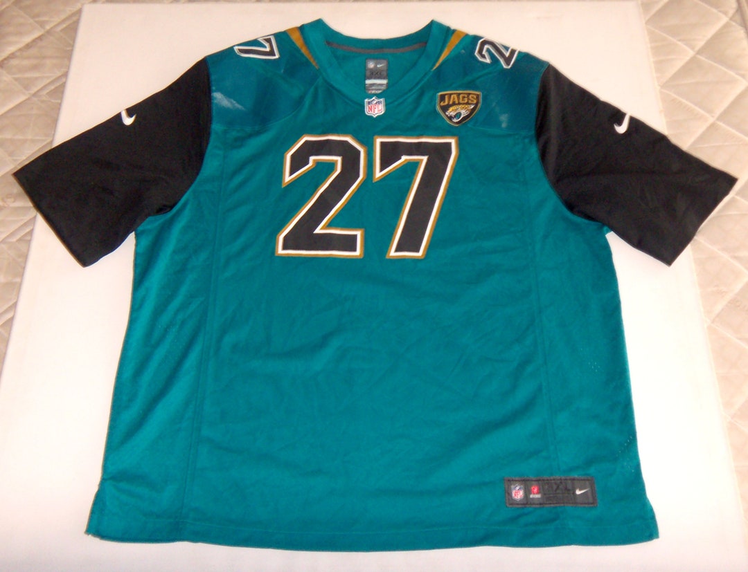 Fournette #27 Football Nike Jersey Jacksonville Jaguars Blue