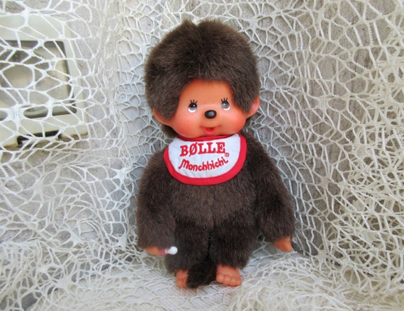 Vintage Monchhichi Monkey Doll, Danish Bolle Sekiguchi Toy