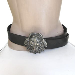Vintage Diesel ‘Leonyxes’ Men's Leather Belt, Size95 Punk Accessory