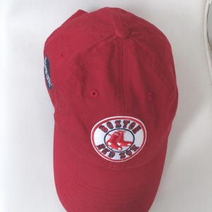 Vintage Boston Red SoxBaumwolleFan Cap Emanuel Adams Beer Werbung Ha,Einheitsgröße, verstellbar