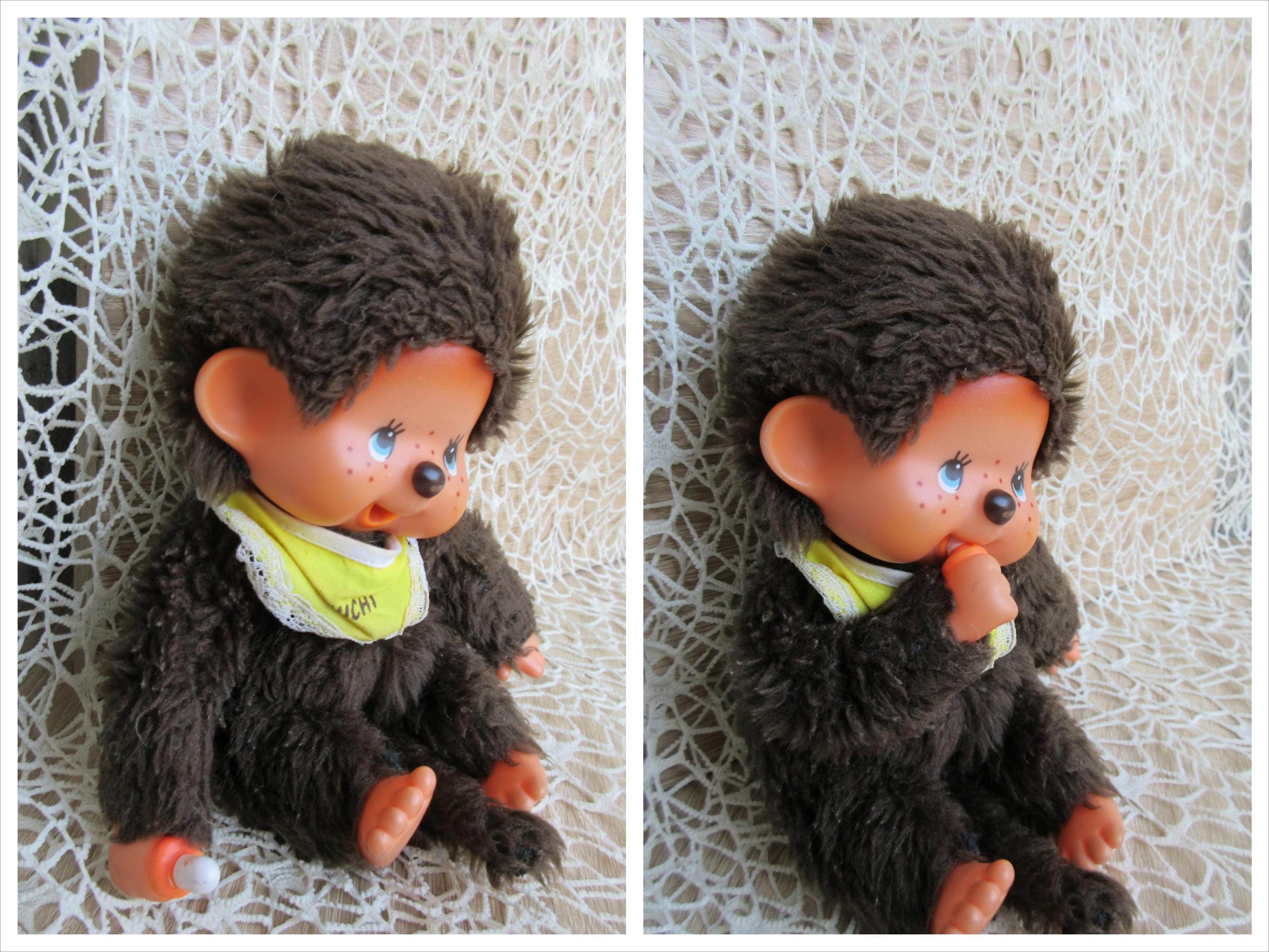 Vintage 80s Monchhichi Boy Doll, SEKIGUCHI Monkey, Blue Eyes - Etsy