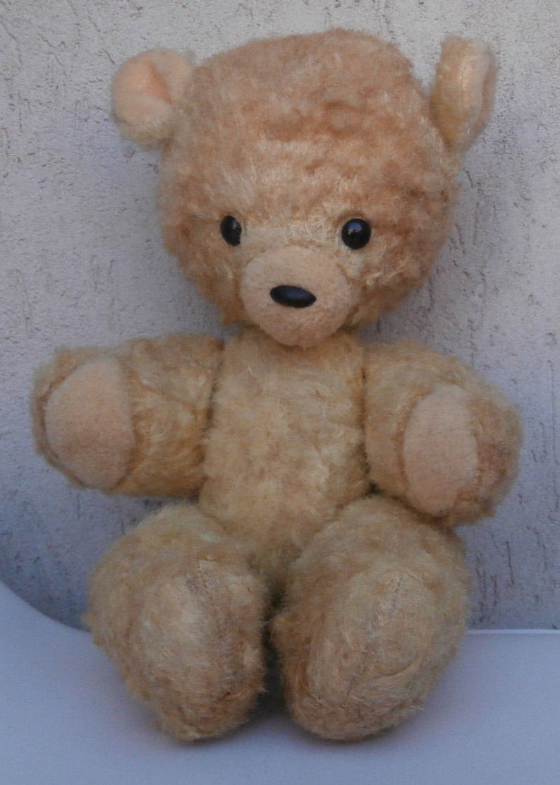 ha L'orsacchiotto dell'orso antico Teddy Mohair descritto del d'antiquariato Bear ShabbyEtsy dell'oggetto DH9EIYeW2