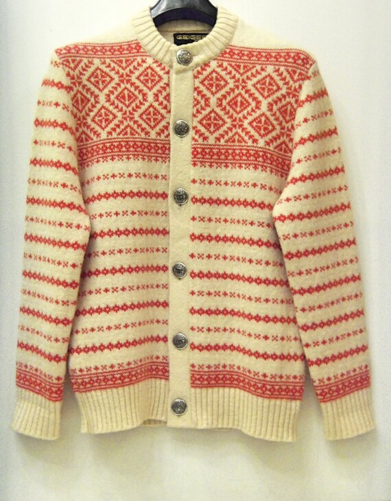 Veste homme vintage Tyrol pure laine Geiger Taille L Veste homme vintage Tyrol pure laine Geiger Taille L
