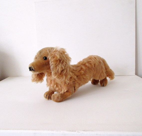 Antique US Zone Waldi Dachshund German Mohair Dog Toy Tush Tag Circa 1945 1949 Steiff Etsy UK