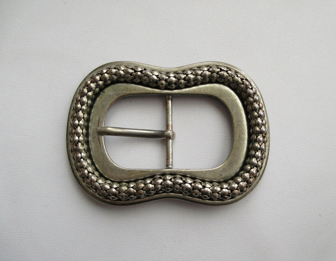Vintage Corn Belt Buckle: Italian Ranch Accessory Ireland