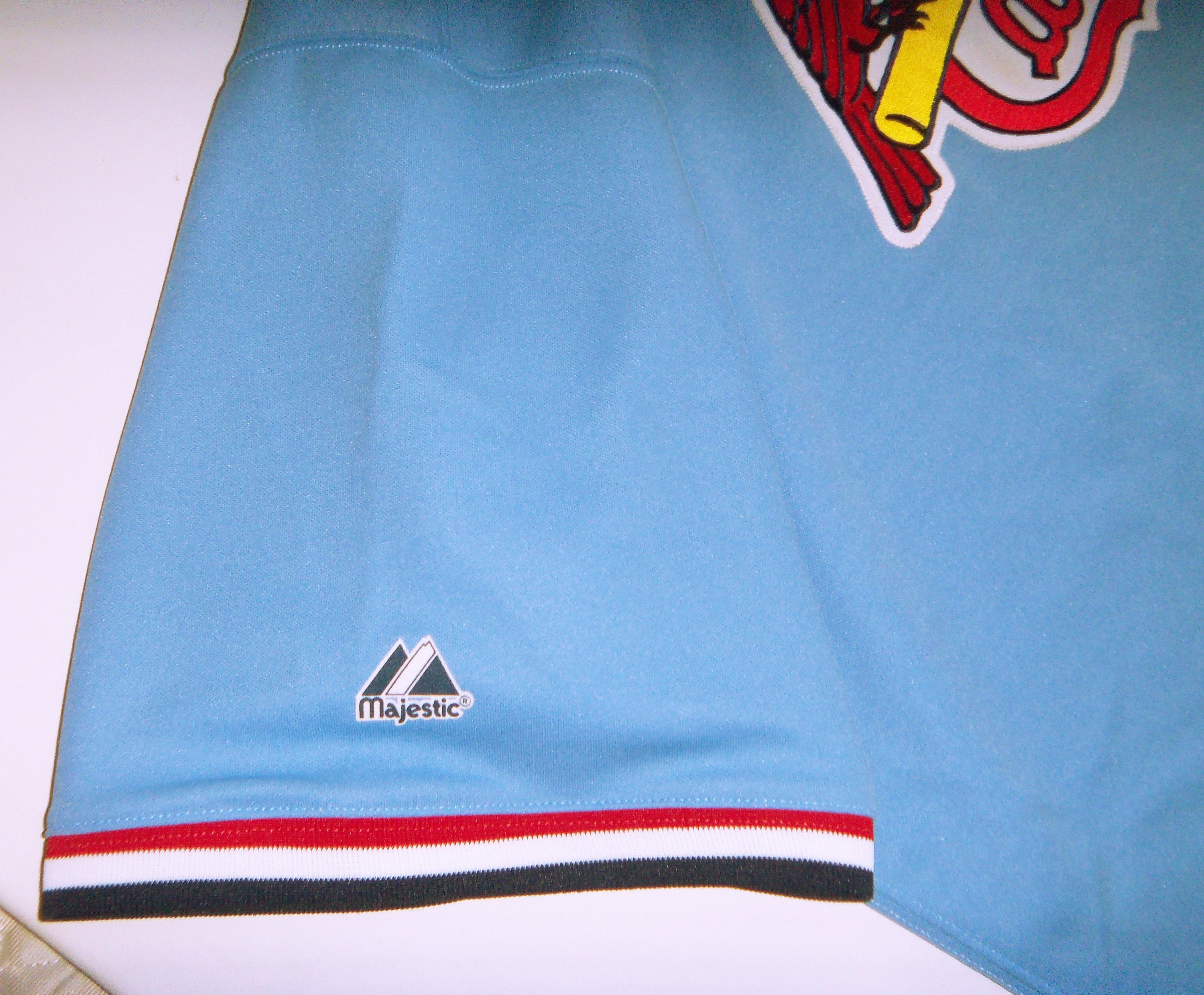 St. Louis Cardinals Jersey Blue Majestic Throwback Cooperstown 