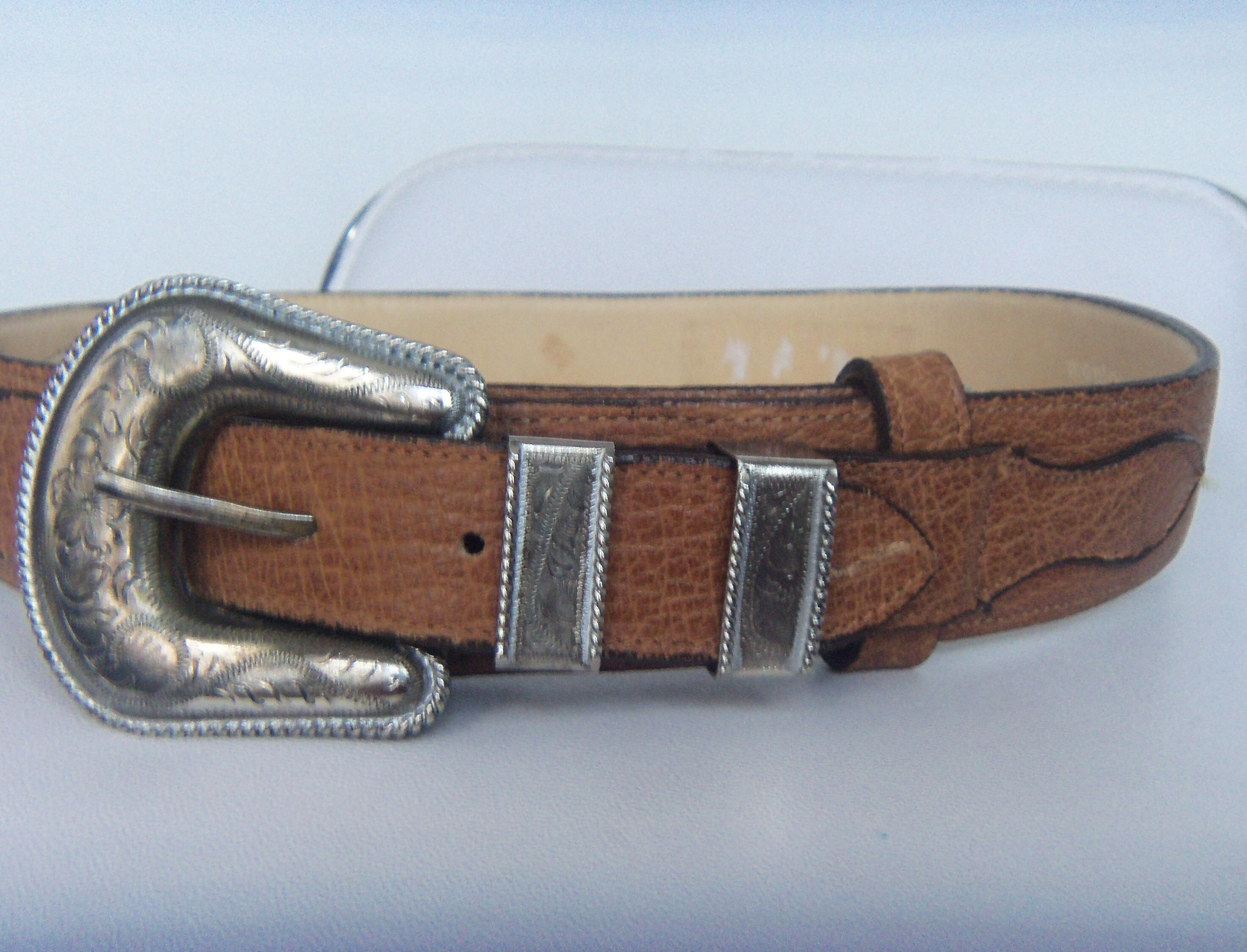 Ceinture homme cuir noire Montana