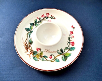 Vintage Villeroy & Boch Botanica Egg Cup with Shell Rest
