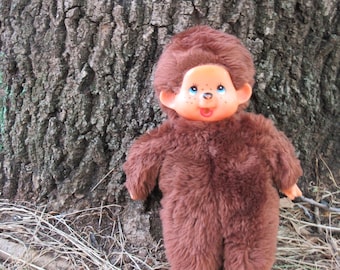 Vintage Rare Collectible Boy Monchichi Doll Vintage Monchichi