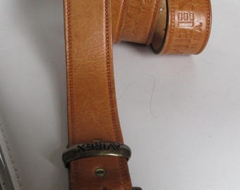 小物 archive vintage avirex stud leather belt 1 1/2