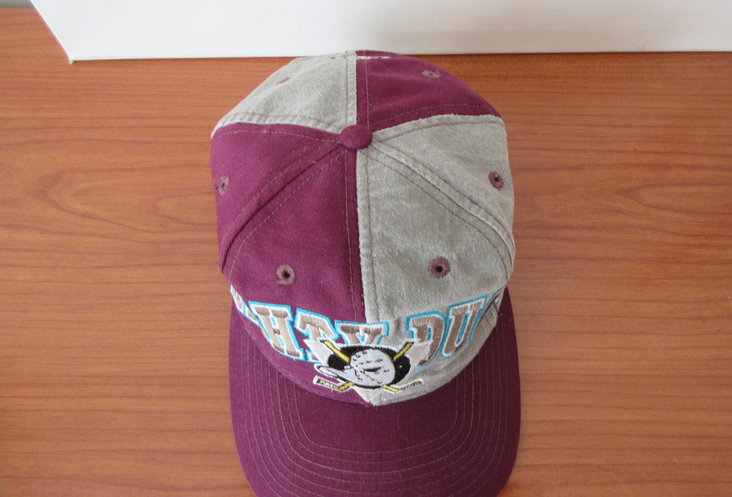 Vintage Anaheim Ducks Snapback Hat Logo 7 NHL Hockey -  Israel