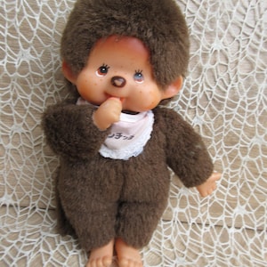 80年代 ソフビ グミ モンチッチ 赤ちゃんmonchhichi 3296 Vintage