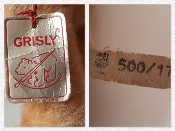 【ドイツ GRISLY社 犬】ヴィンテージ 1960s Vintage GRISLY German Mohair FOX TERRIER Toy, Limited