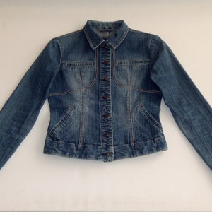 MARITHE FRANCOIS GIRBAUD Jaqueta jeans Marithé + François Girbaud feminina tamanho pequeno
