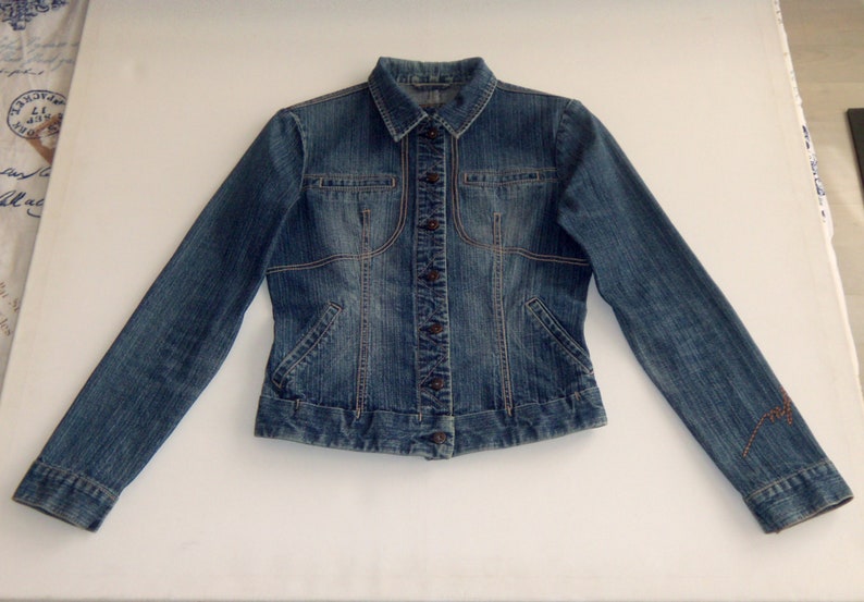 MARITHE FRANCOIS GIRBAUD Jean Jacket Denim Marithé François - Etsy