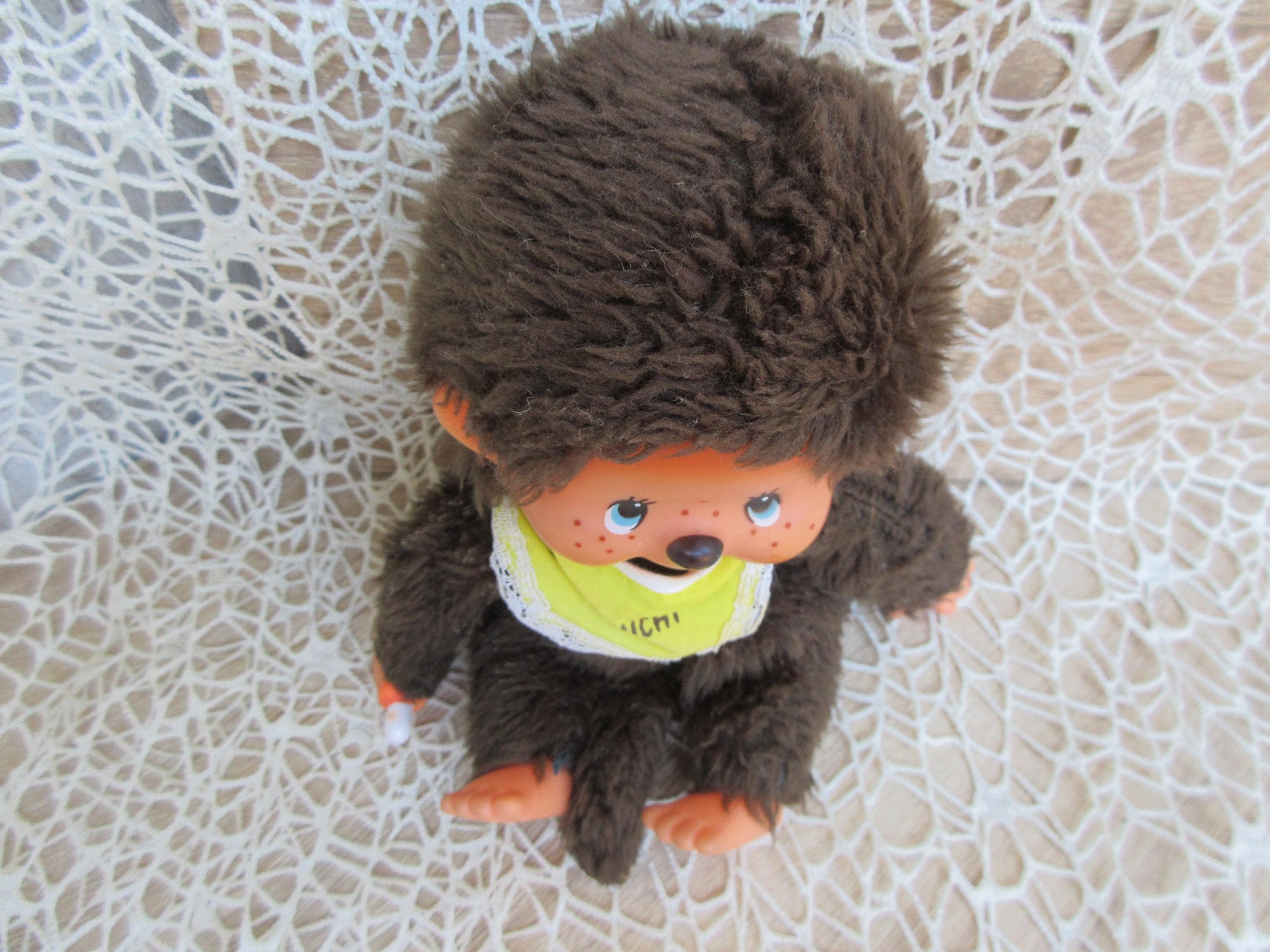 Vintage 80s Monchhichi Boy Doll, SEKIGUCHI Monkey, Blue Eyes - Etsy