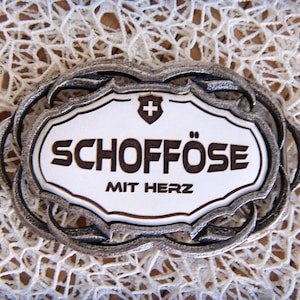 Lady Trucker Women Buckle &#39;&#39;SCHOFFÖSE mit HERZ&#39;&#39; by Turi Zürich Switzerland