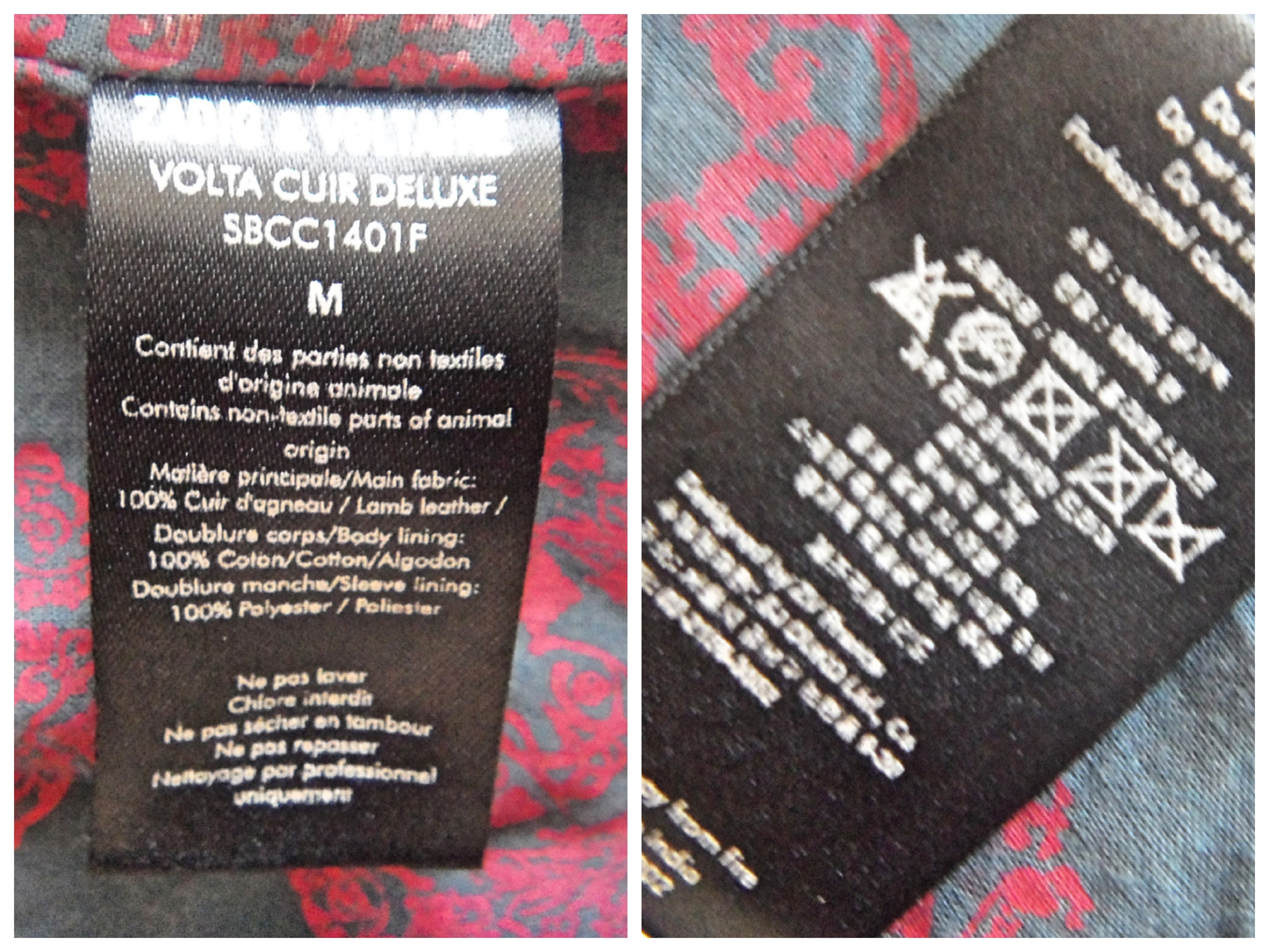 Zadig&Voltaire ラムレザー レザージャケット 36 S Zadig&Voltaire ラムレザー レザージャケット 36 S ジャケット