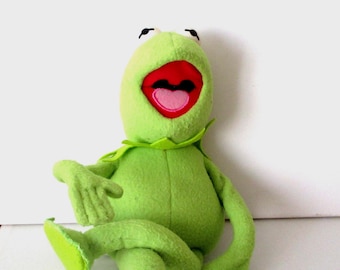 Kermit the Frog Plush 40 Cm – Hasbro 1992 Vintage – Flexible Arms