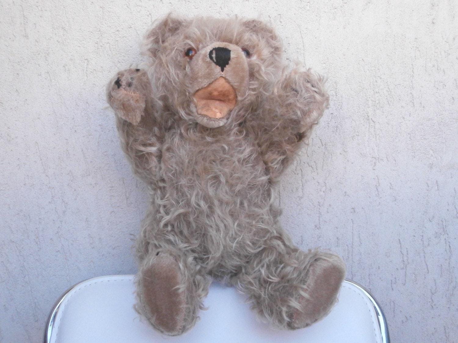 Vintage Shabby Jointed Bear, STEIFF or HERMANN TEDDY