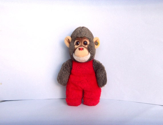 stuffed chimpanzee vintage