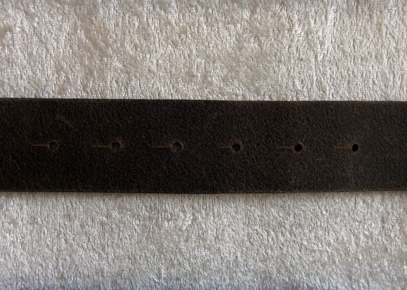 SALSA Brown Leather Belt s Letter Belt Buckle Size - Etsy