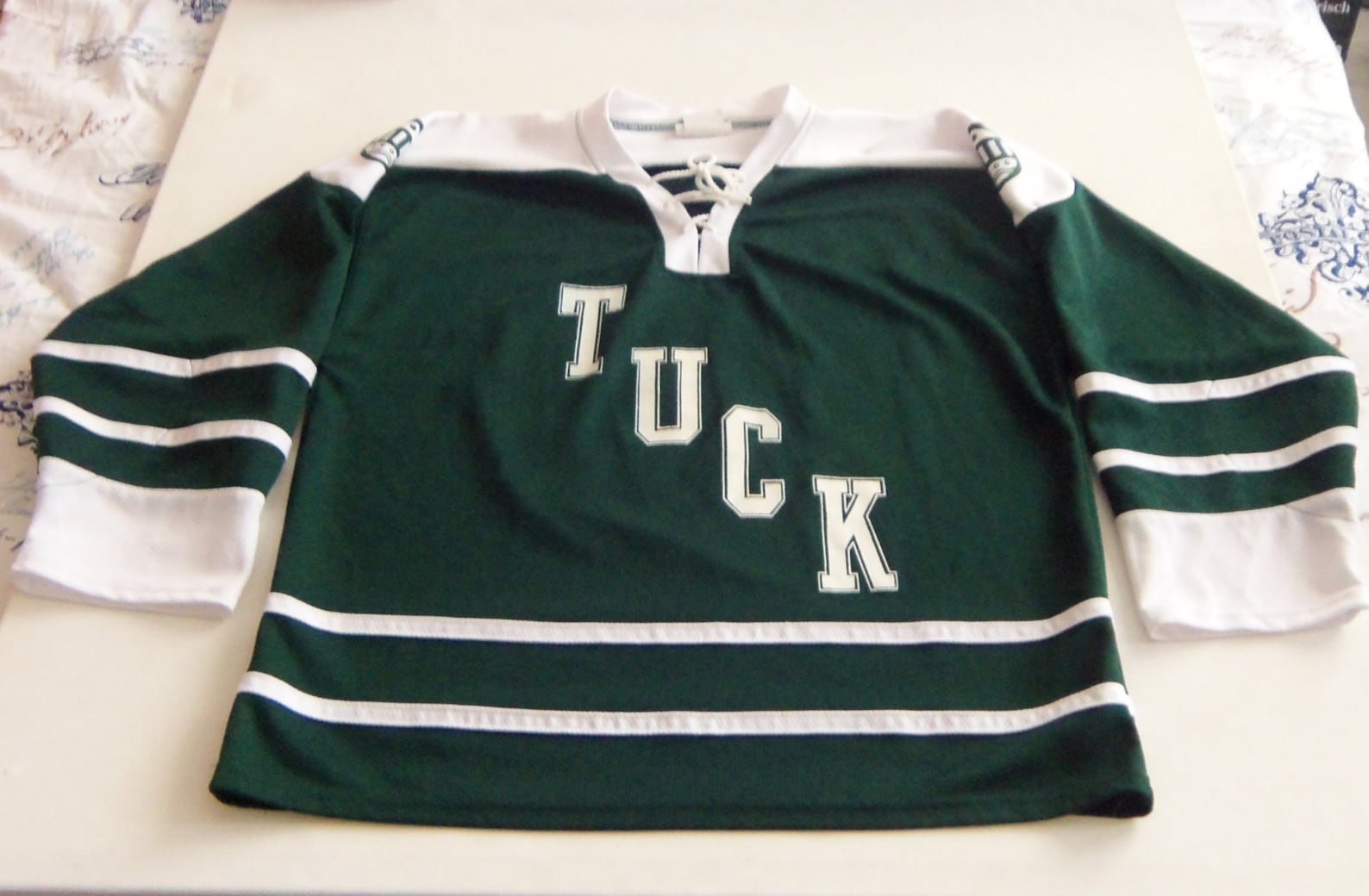 Tuck High School Hockey Jersey Gaubinger 80 Okay Canada Ice Etsy