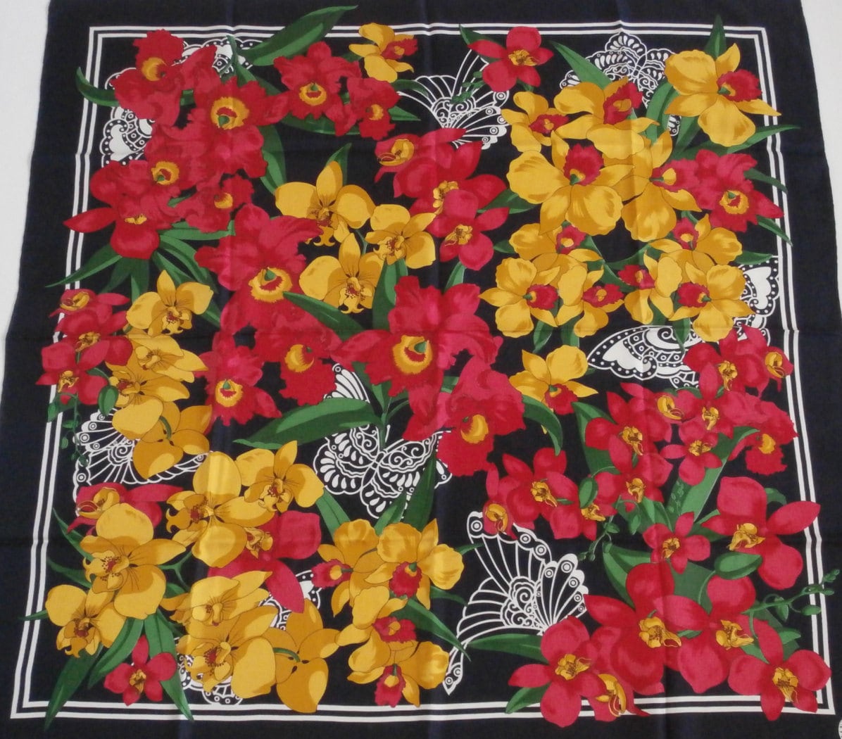 Foulard Mantero Collection En Soie - Multicouleur, Style Bandana/carré - Occasion Porté, Femme