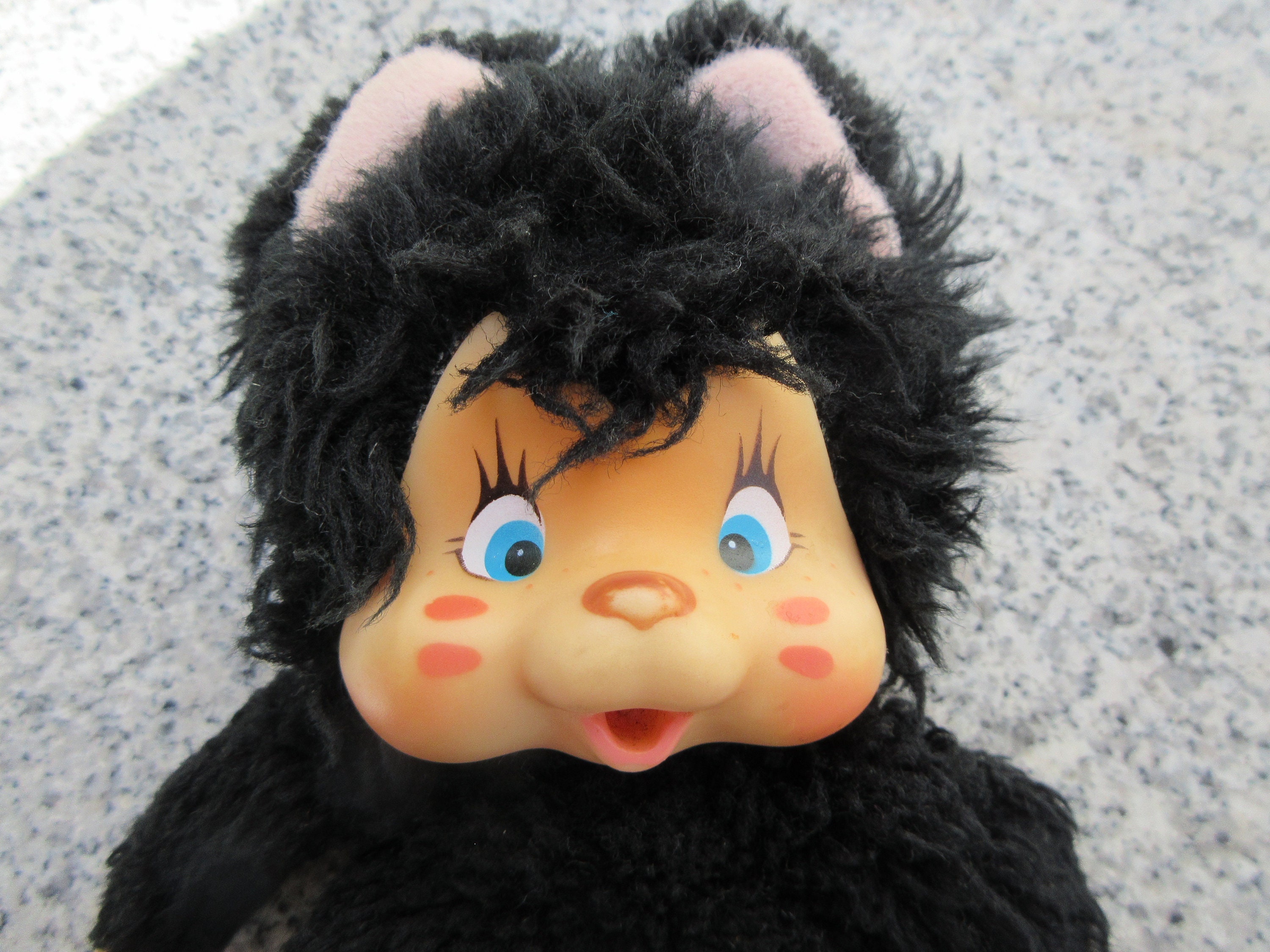 ニャーミー NYAMY WASHINO vintage 1882 モンチッチ Vintage 1970s Nyamy Felina Black Kitten Cat Washino