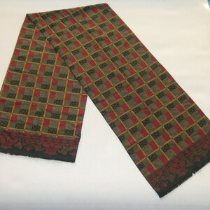 70s ERRE Silk Long Scarf Stole Paisley Pattern Bonvivant Accessory Made in Italy image 2