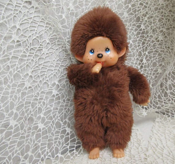 ビンテージ チャム モンチッチ monchhichi 198 新品 35周年記念 ビンテージ ペア モンチッチ monchhichi 191