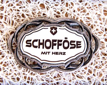 SWISS  Trucker Women Buckle ''SCHÖFFÖSE mit HERZ'' by Turi Zürich Switzerland