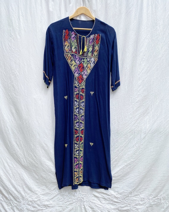 1970s ethnic embroidered tunic