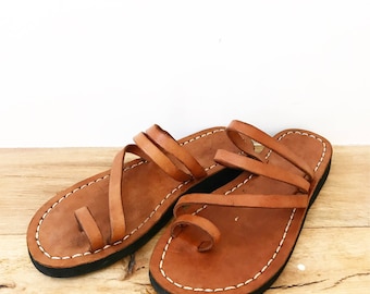 Handmade leather sandals 6