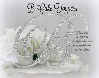 letter b cake topper