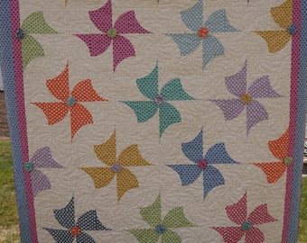 Pinwheel Express Baby Size Quilt