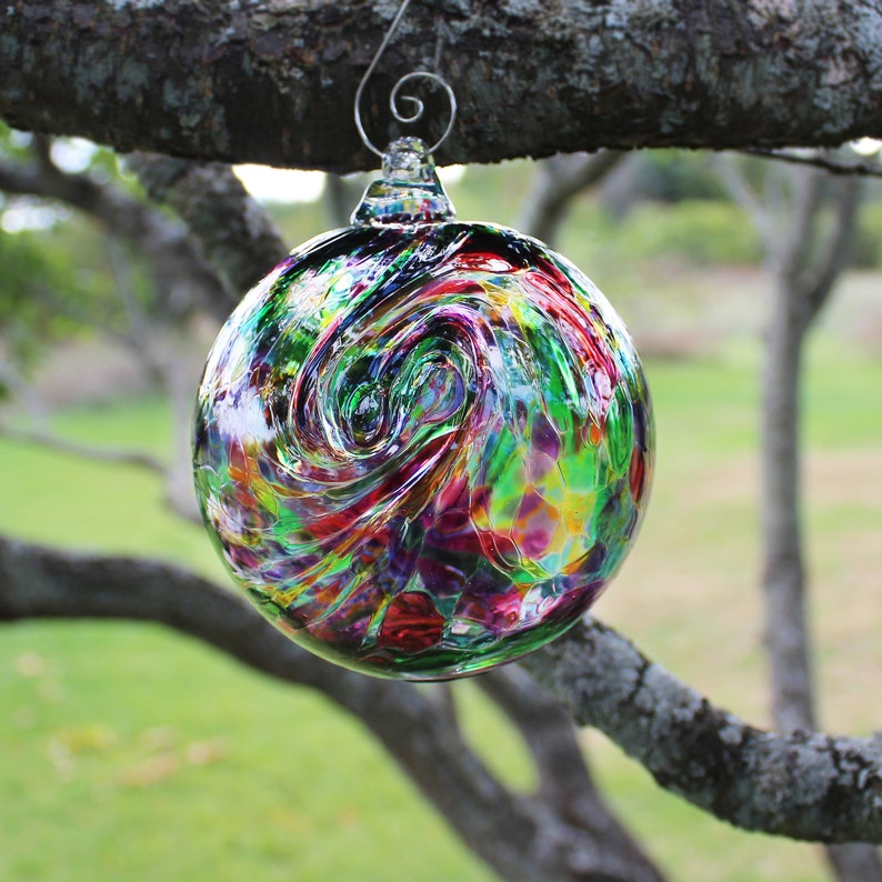 Glass Ornament friendship Ball Mother's Day Etsy