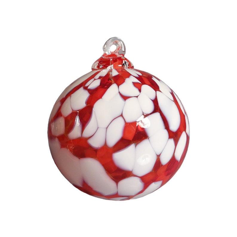 Glass Ornament Collection Set of 4 Handmade Ornament Etsy