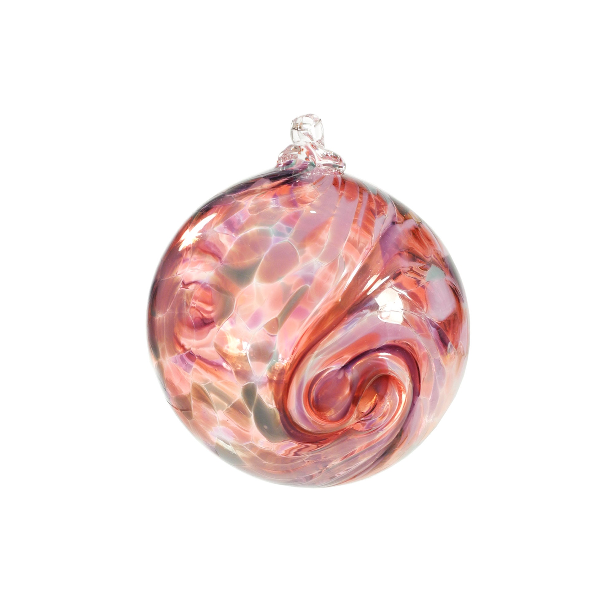 Friendship Balls Glass Ornament Large Handmade Ornament Etsy Ireland